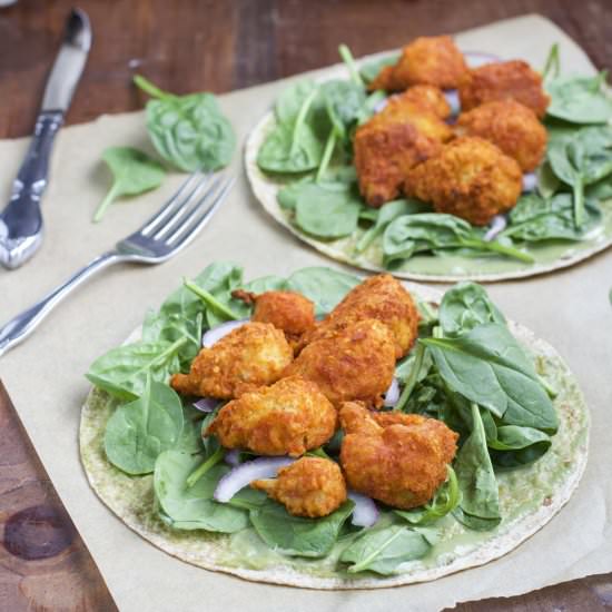 Bomb Ass Buffalo Cauliflower Tacos