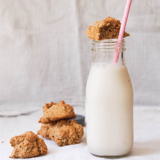 Vegan Oatmeal Cookies w/ Sea Salt