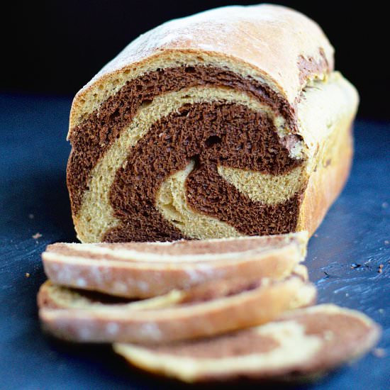 Marbled Rye Sandwich Bread