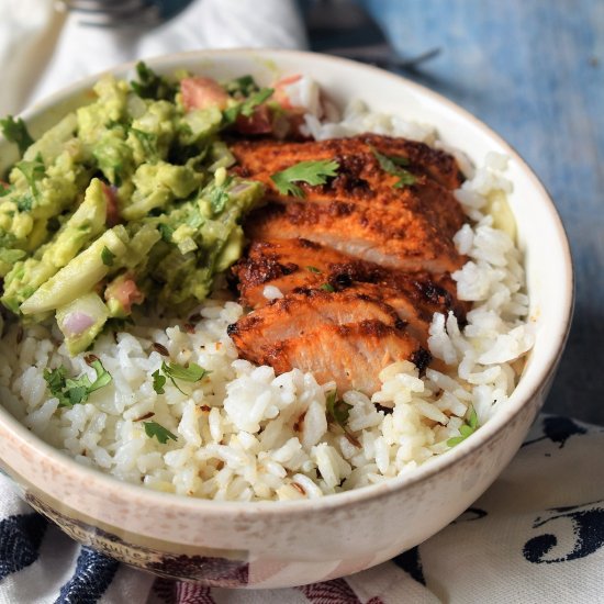 Spicy Chicken Rice Bowl