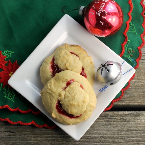 Cranberry Dab Of Dough Cookies