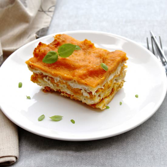 Pumpkin Lasagna with Ricotta