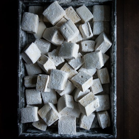 Boozy Maple Bourbon Marshmallows