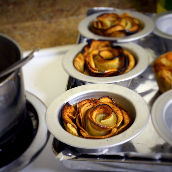 Caramel Apple Roses