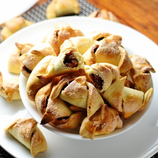 Festive Fruit Crescent Rolls