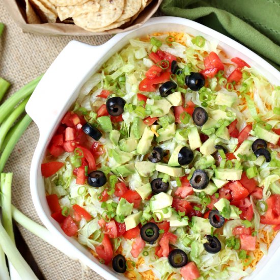 Easy Vegetarian Taco Dip