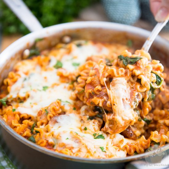 Italian Sausage Skillet Lasagna