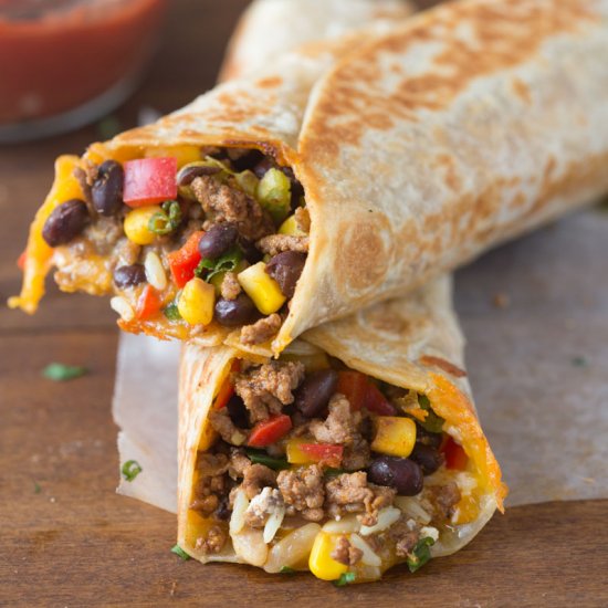 Crispy Southwest Wraps