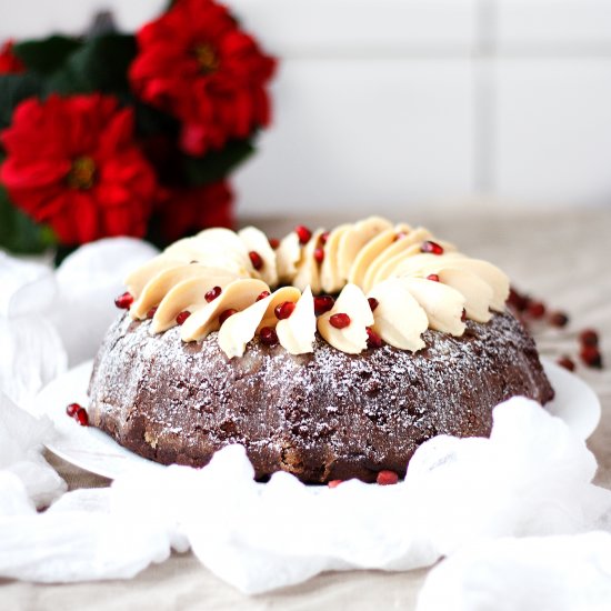 Christmas Cake with Cream Cheese