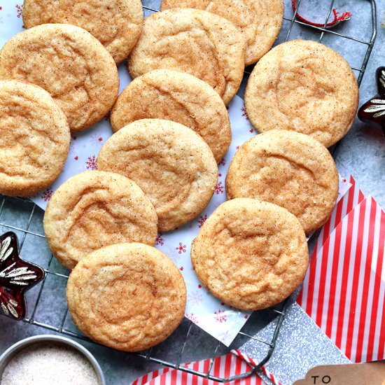 Brown Butter Chai Snickerdoodles