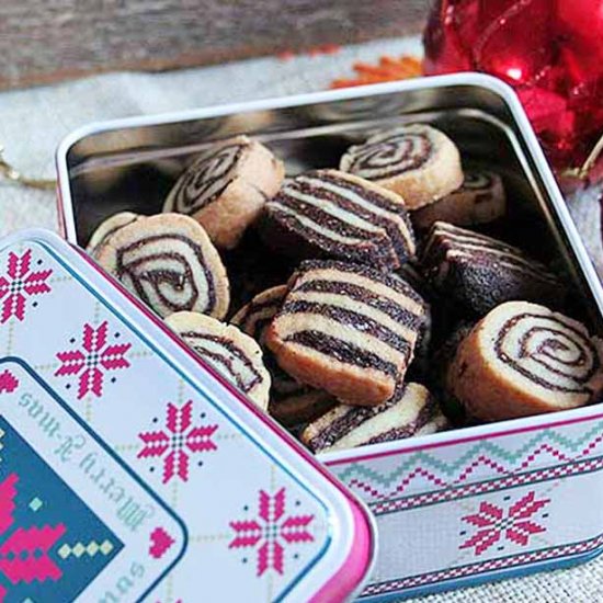 B&W European Christmas Cookies