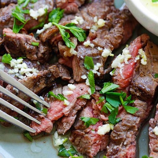 Garlic Butter Brazilian Steak