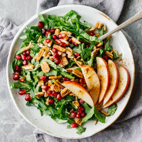 Pomegranate Pecan Salad