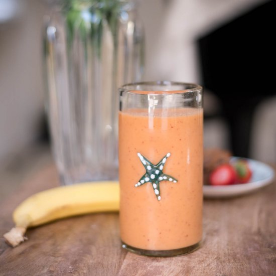 Carrot Apple Banana Smoothie