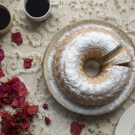 Ginger, lemon and honey cake