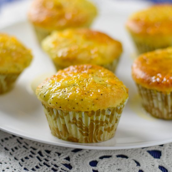 Orange and Poppy Seed Muffins (GF)