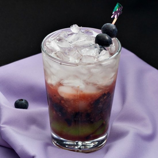 Blueberry Caipiroska