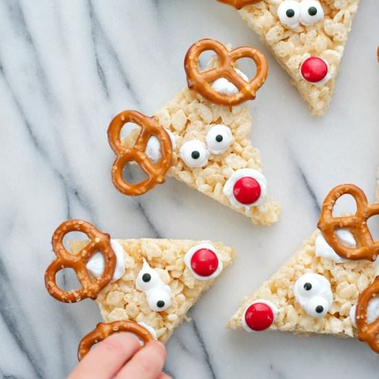 Rudolph Rice Krispies Treats