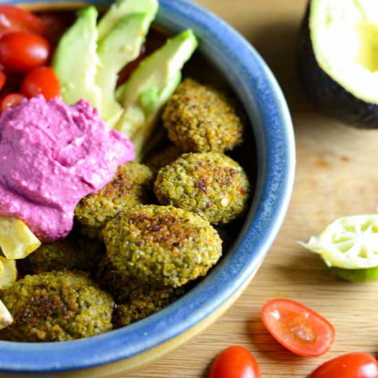 Vegetable Quinoa Falafels