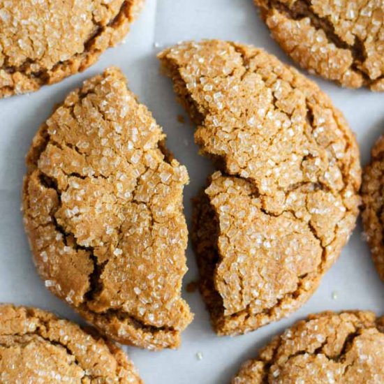 Giant Ginger Cookies