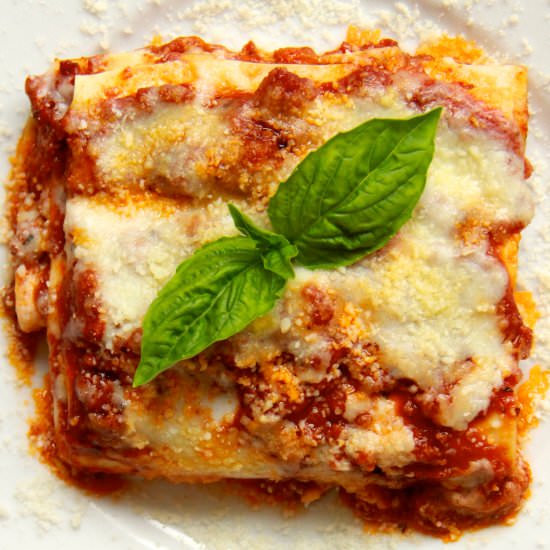 Authentic Italian Lasagne