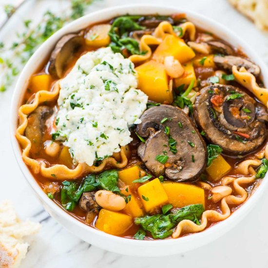 Crockpot Lasagna Soup