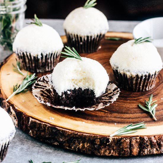 Rosemary Buttercream Cupcakes