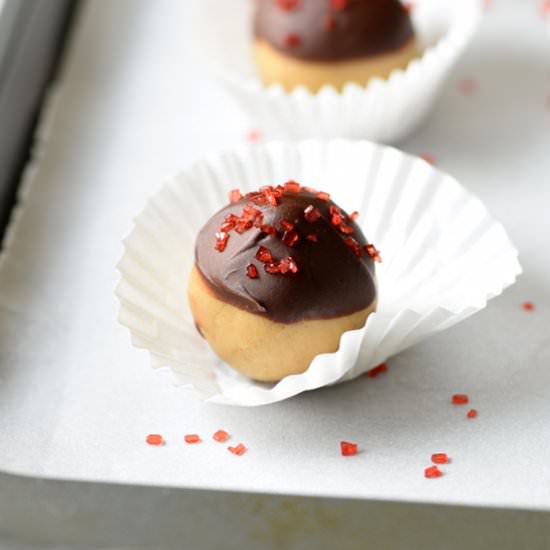 Easy Sparkling Buckeye Truffles