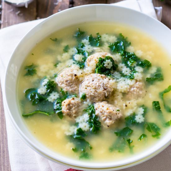 One Pot Italian Wedding Soup