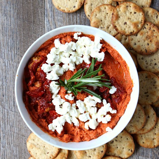 Sun-dried Tomato Goat Cheese Dip