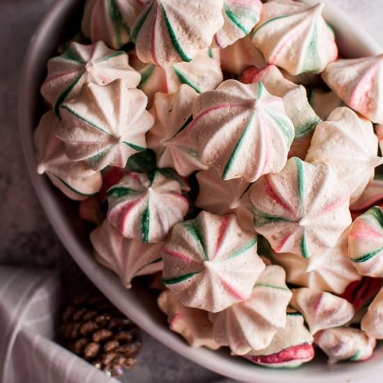 Christmas Meringue Cookies