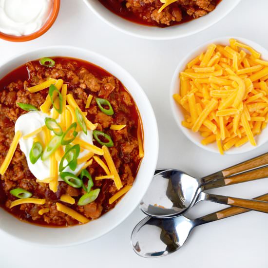 Slow Cooker Chicken Chili