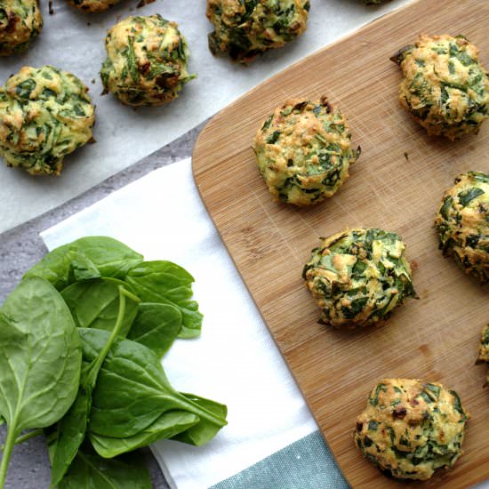 Baked Spinach & Parmesan Balls