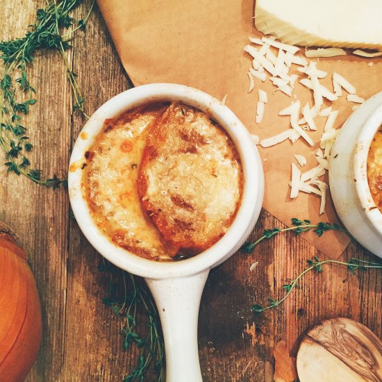 French Onion Soup with Gruyere