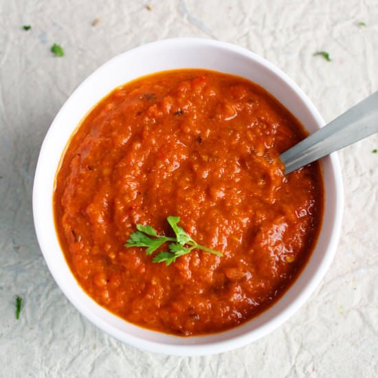 Red Bell Pepper Chutney