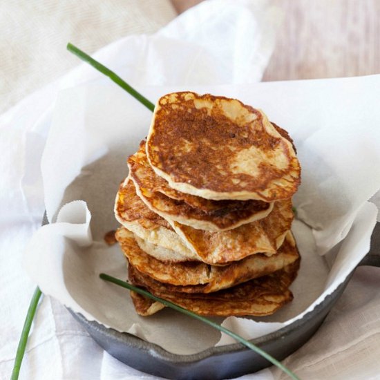 Low Calorie Blender Potato Pancakes