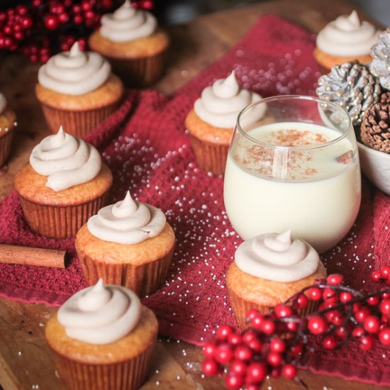 Egg Nog Cupcakes