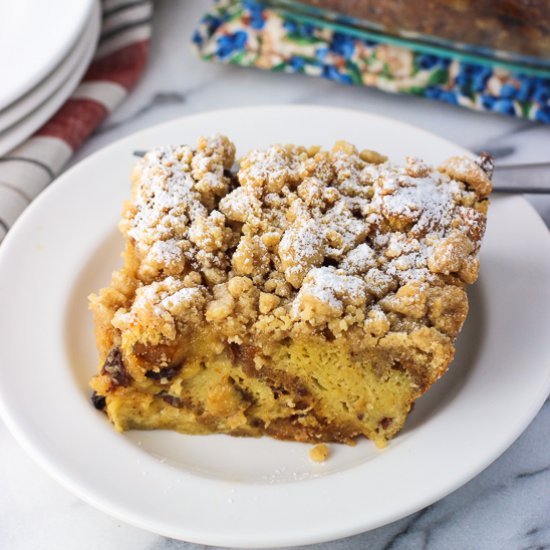 Panettone French Toast Bake