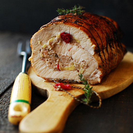 Slow Roasted Pork with Cranberries