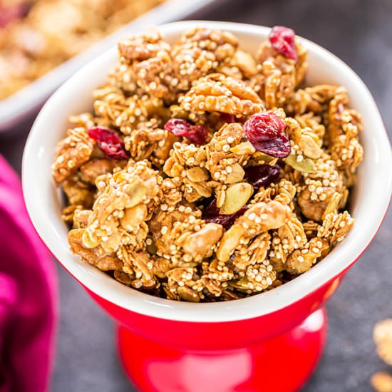 Quinoa Honey Nut Granola