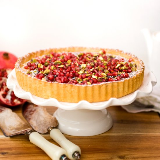 Pomegranate Mascarpone Tart