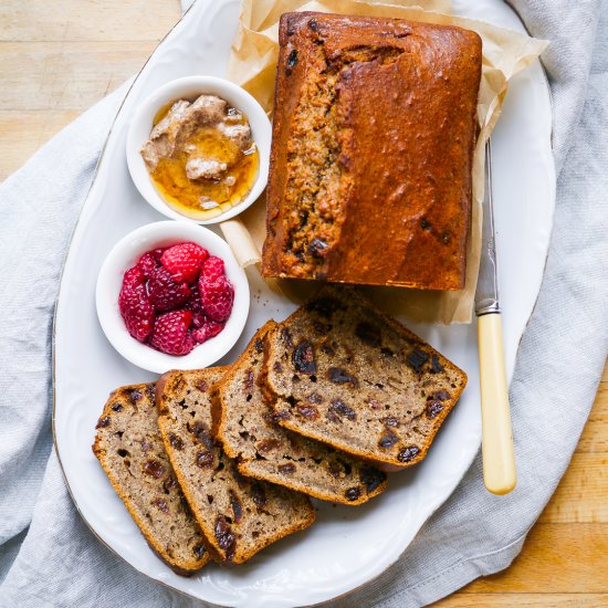 Earl Grey Banana Loaf Cake (GF)