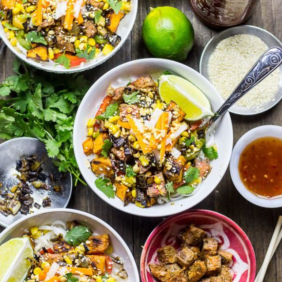 Lemongrass Steak Noodle Bowls