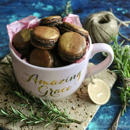 French Chocolate Macarons