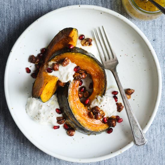 Squash with Burrata