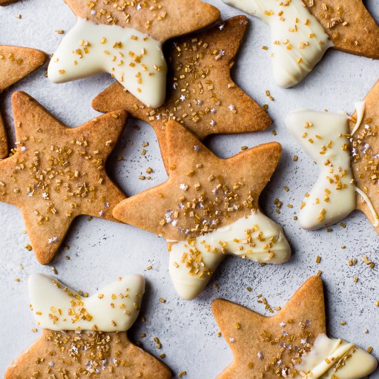 Maple Cinnamon Star Cookies