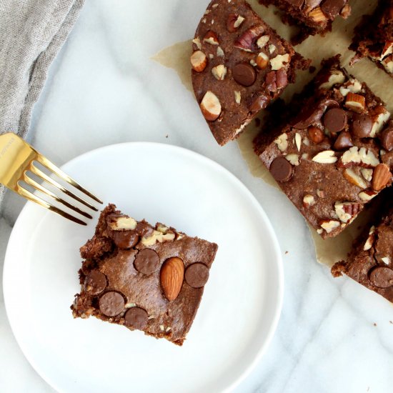 Gluten Free Nutty Brownies