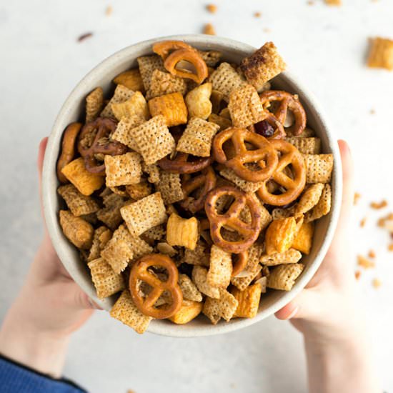 Cinnamon Maple Healthy Chex Mix