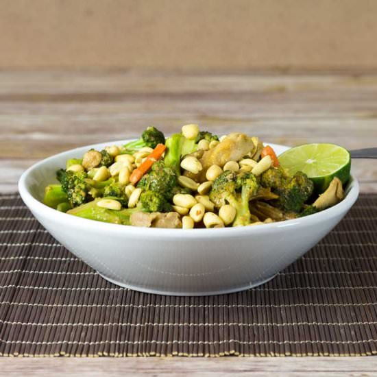 Thai Peanut Chicken & Broccoli