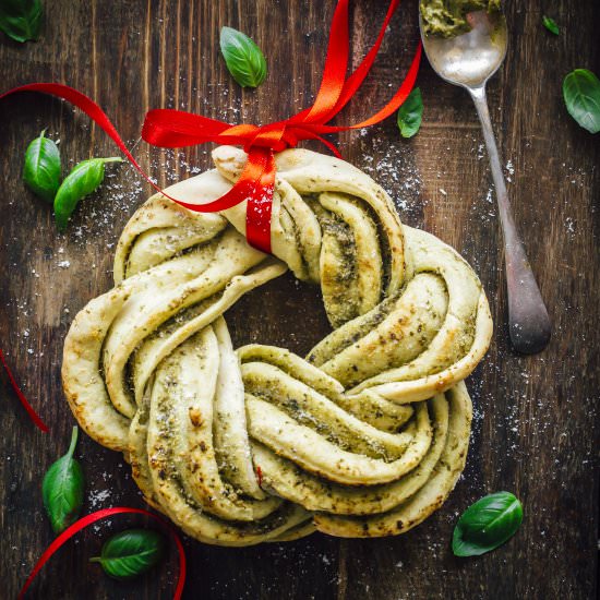 Braided Pesto Bread